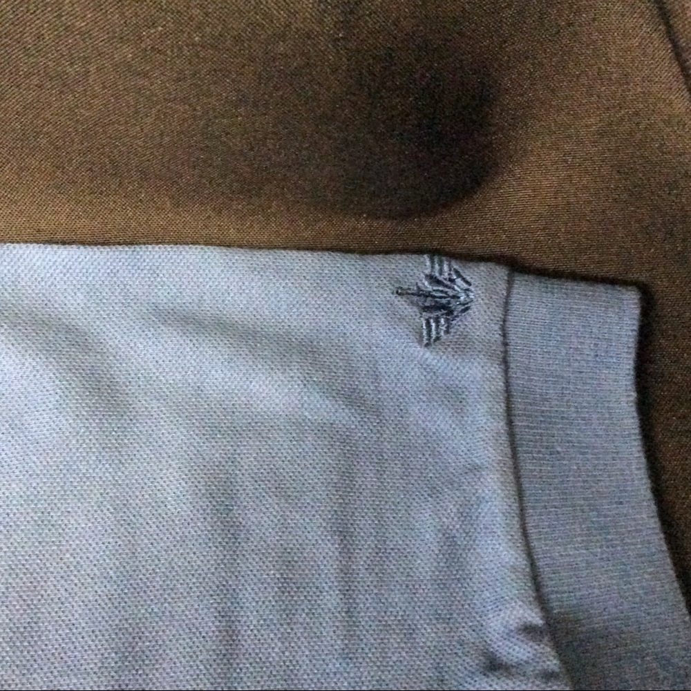 Docker's Men's Short Sleeve Shirt Blue XL - Picture 3 of 4